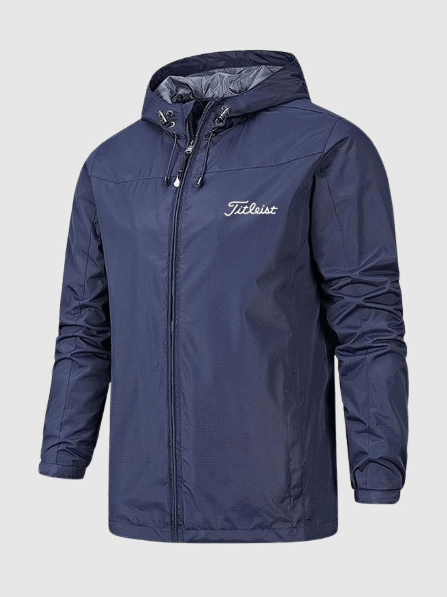 Men's Softshell Hooded Jacket with Sporty Cut