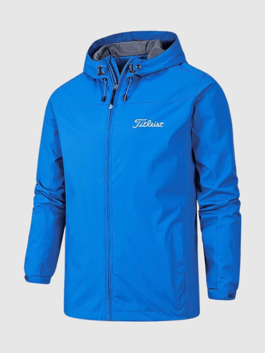 Men's Softshell Hooded Jacket with Sporty Cut