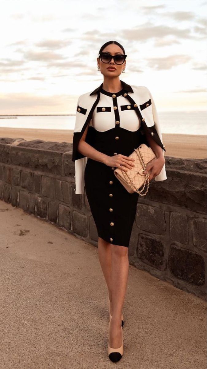 Catterina | Fashion Dress with Blazer Outfit