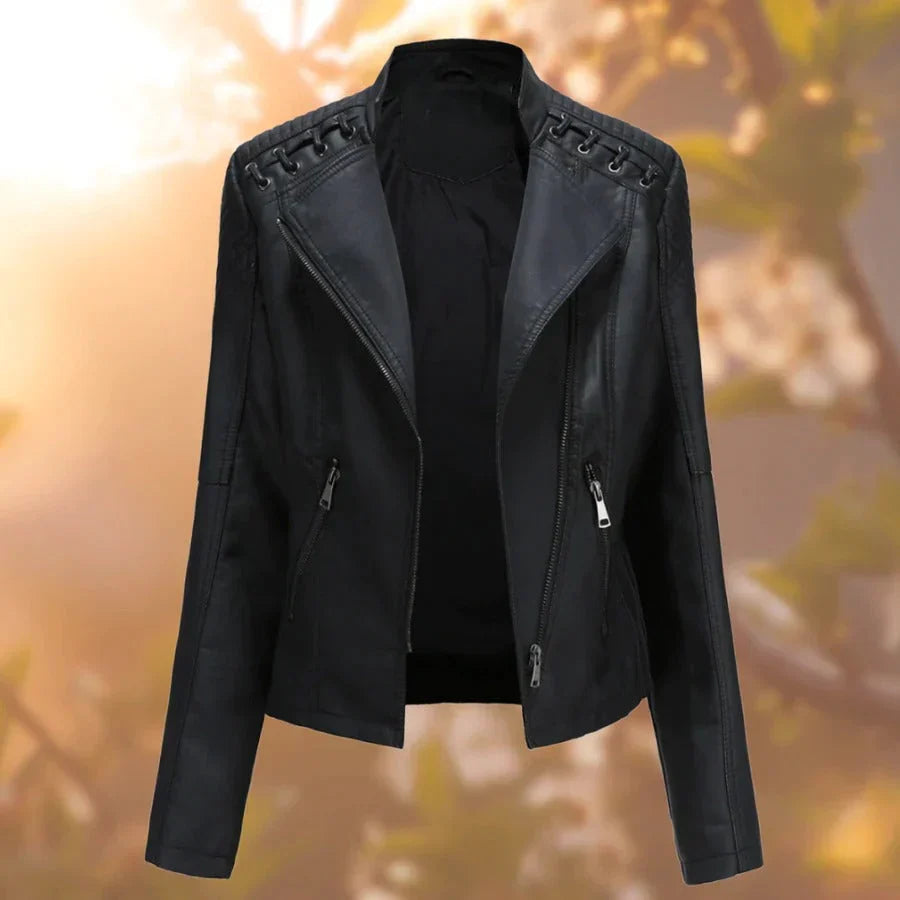 50% Off | Liana™ Stylish Leather Jacket for Women [Last Day Discount]