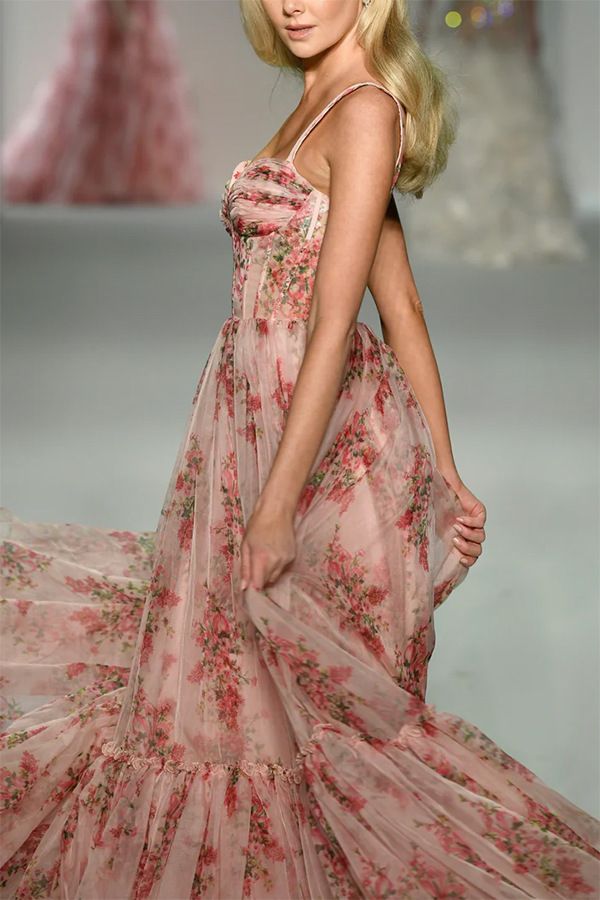 Tulle Dress with Layered Ruffles Elysian - Elena Harper