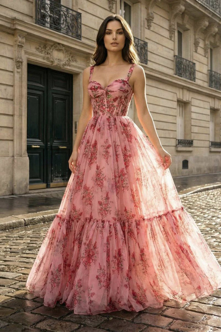 Tulle Dress with Layered Ruffles Elysian - Elena Harper