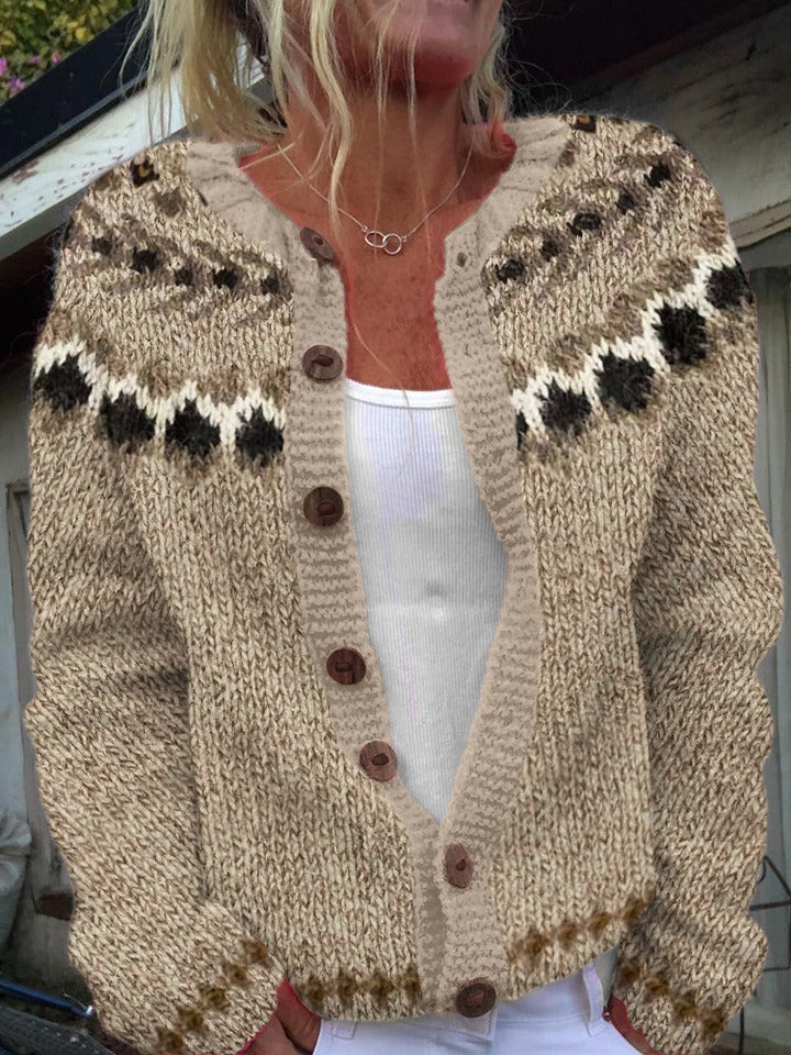 Aubree | Vintage Icelandic Wool Cardigan