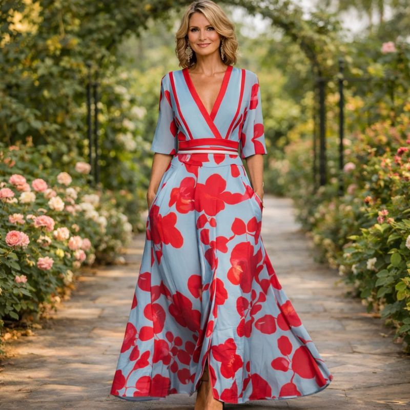 Aimee Elegant Maxi Dress - Elena Harper