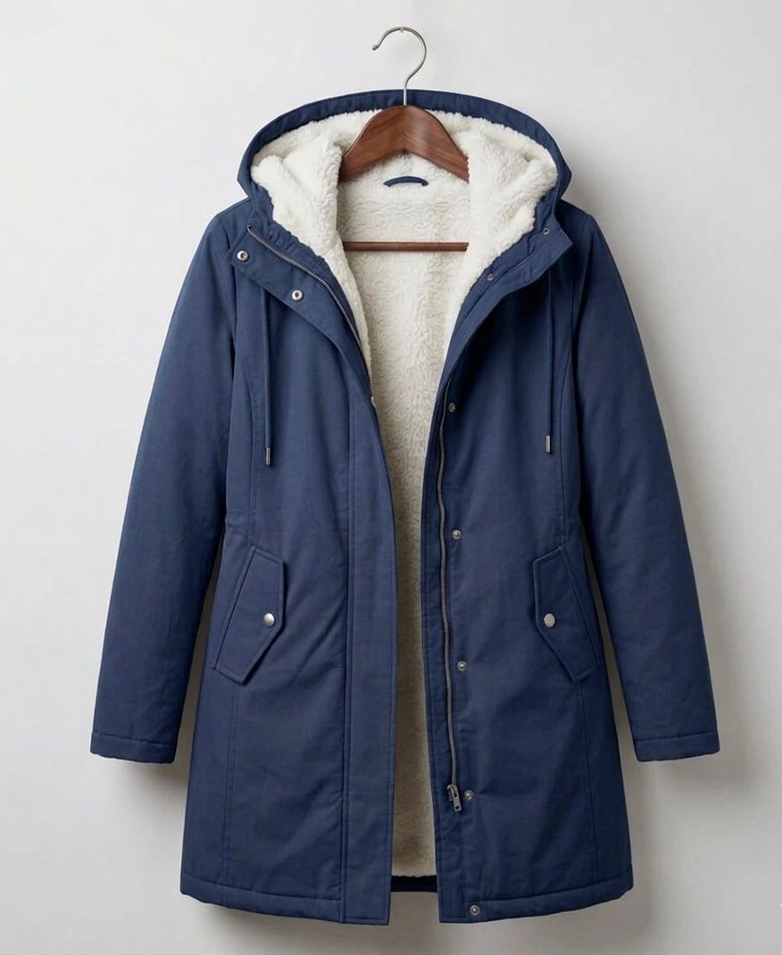 WINTER PARKA WITH FLEECE LINING FOR WOMEN