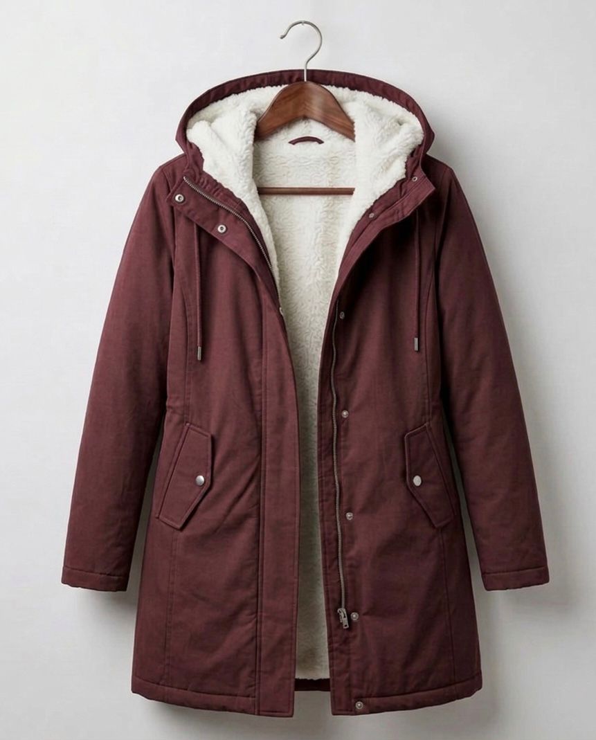 WINTER PARKA WITH FLEECE LINING FOR WOMEN