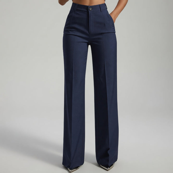 CHIC HIGH-WAIST PANTS FOR WOMEN