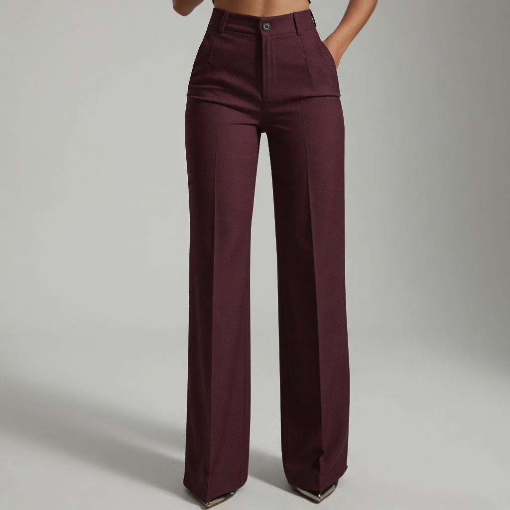 CHIC HIGH-WAIST PANTS FOR WOMEN