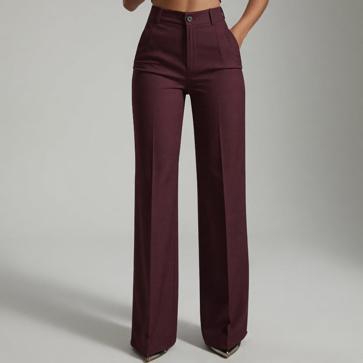 CHIC HIGH-WAIST PANTS FOR WOMEN