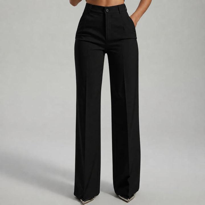 CHIC HIGH-WAIST PANTS FOR WOMEN