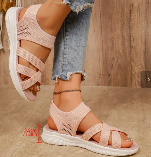 Lucia - Ultra Flex Knit Sandals – Wears like a Sock, Feels like a Hug
