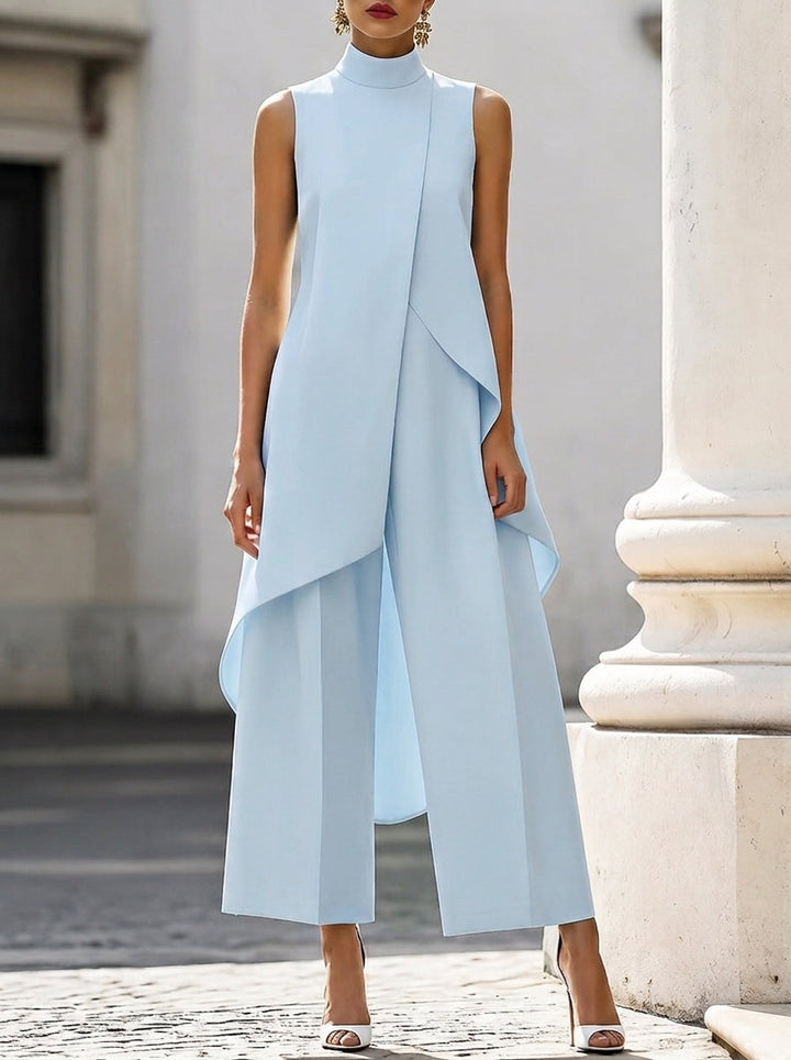ASYMMETRICAL TWO-PIECE SET FOR WOMEN