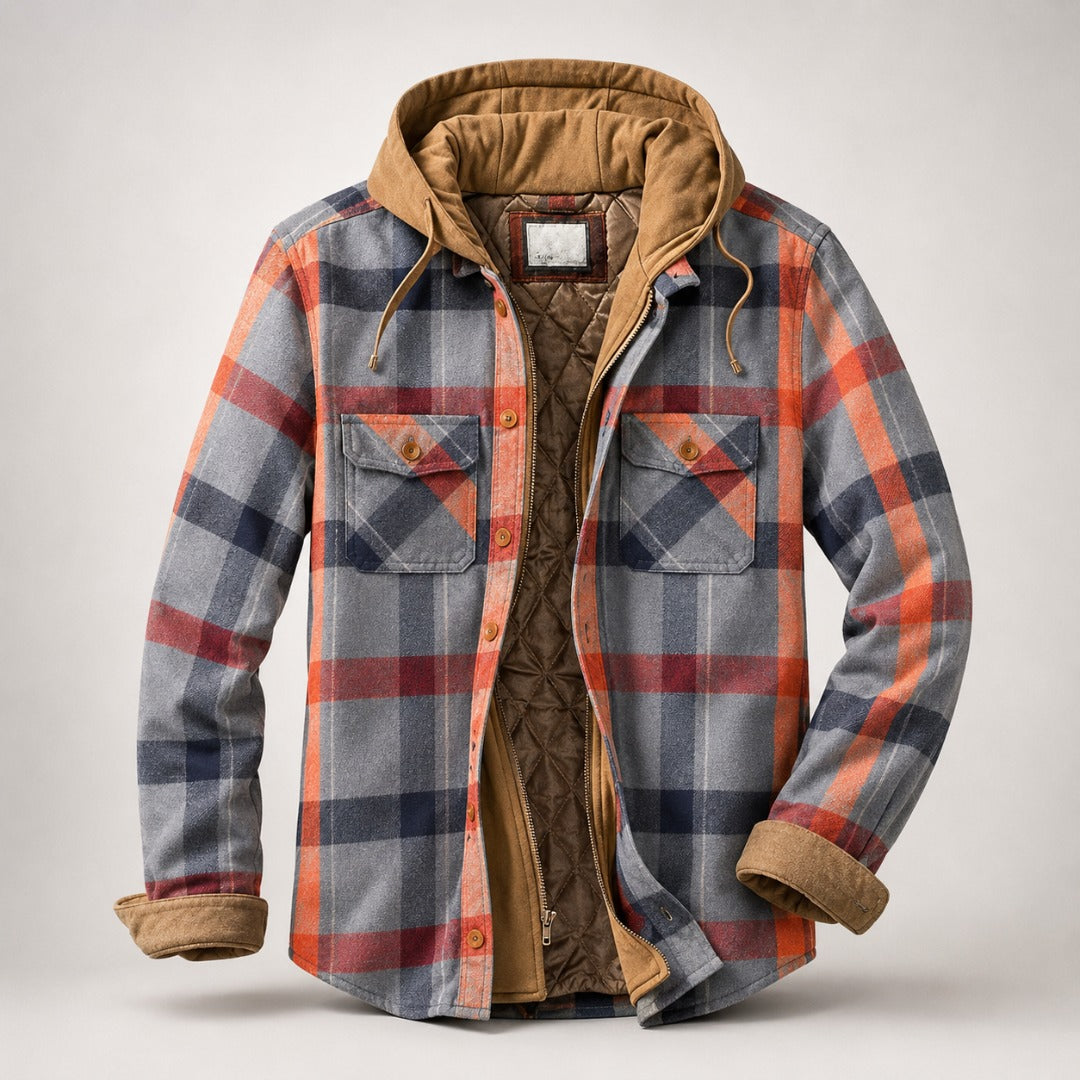 LAURENT MONACO | PATCHWORK CHECKED JACKET FOR MEN