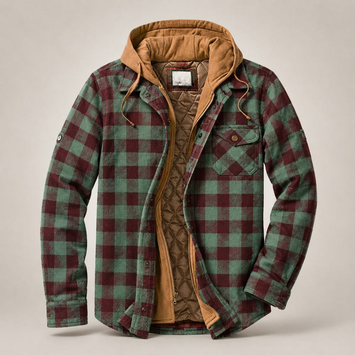 LAURENT MONACO | PATCHWORK CHECKED JACKET FOR MEN
