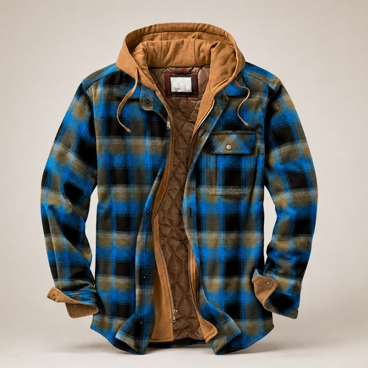 LAURENT MONACO | PATCHWORK CHECKED JACKET FOR MEN