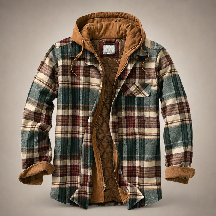 LAURENT MONACO | PATCHWORK CHECKED JACKET FOR MEN