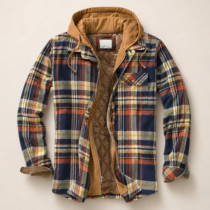 LAURENT MONACO | PATCHWORK CHECKED JACKET FOR MEN