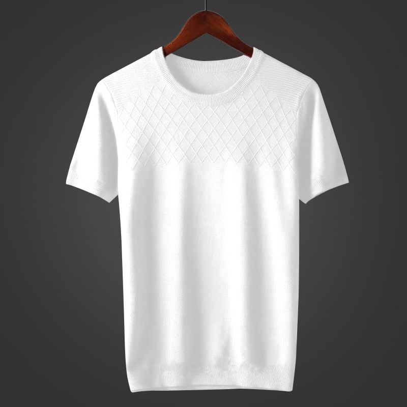 Soft and Breathable Men's T-Shirt with Round Neck, view 3 - Elena Harper