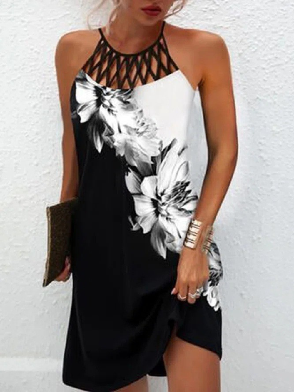 Athena | Casual Halter Neck Dress for Women