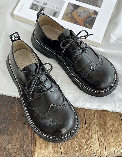 Aurore - Women's Wide Square Toe Oxford Shoes