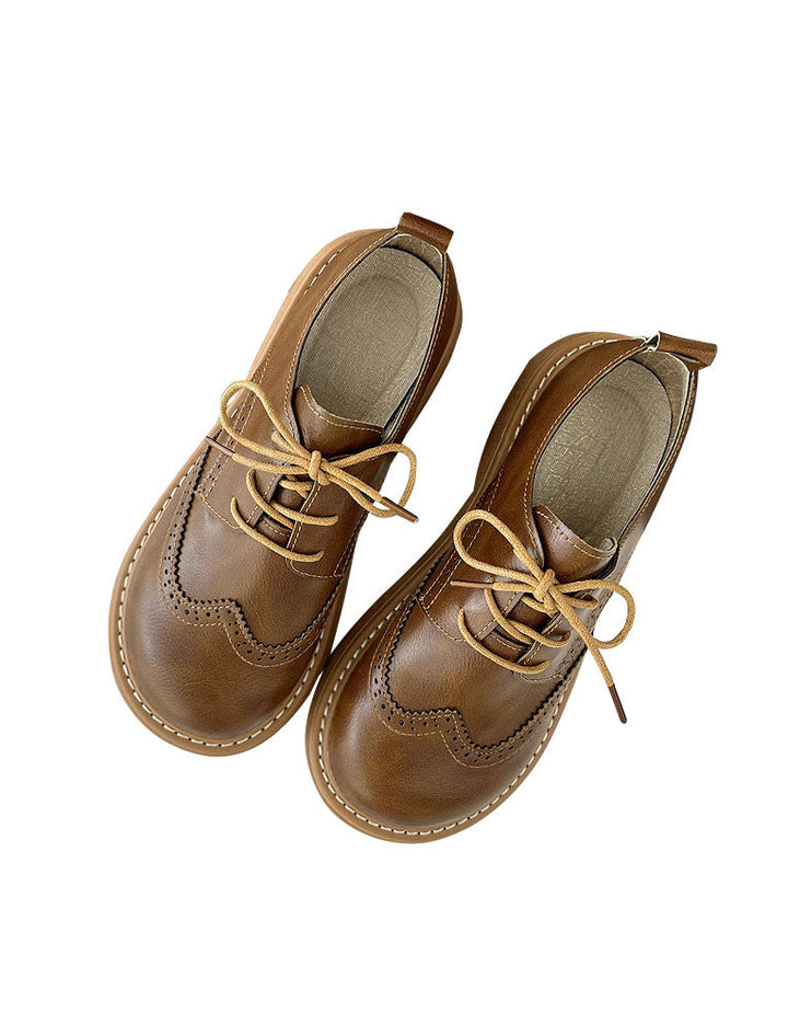 Aurore - Women's Wide Square Toe Oxford Shoes