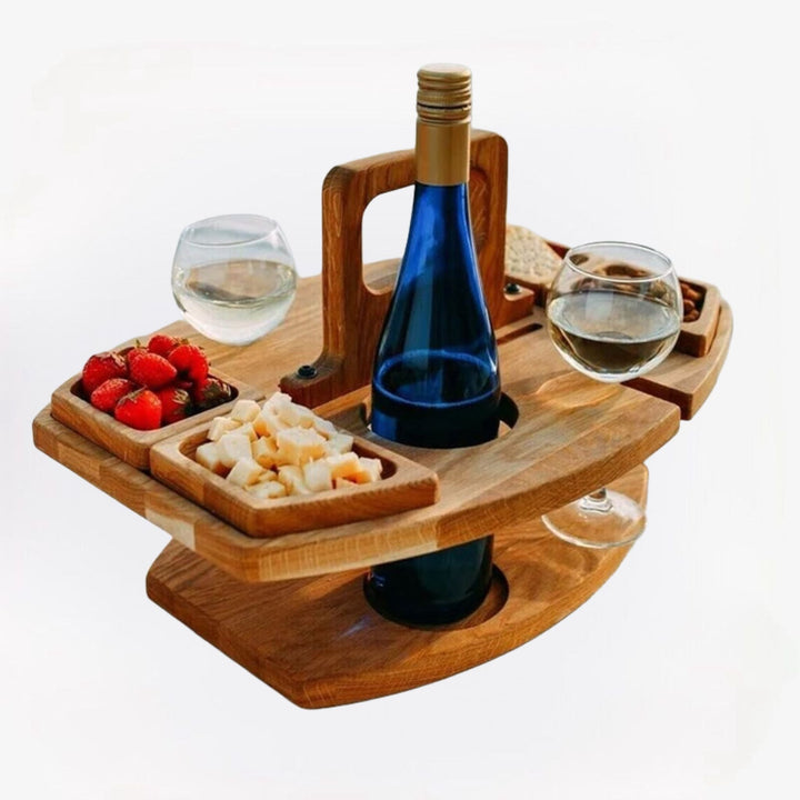 Wooden Picnic Table – Compact and Durable Design for Outdoors