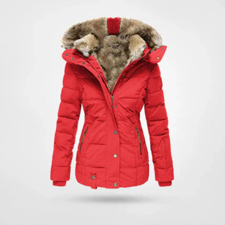 Women's Winter Jacket | Insulated Hood & Double Closure