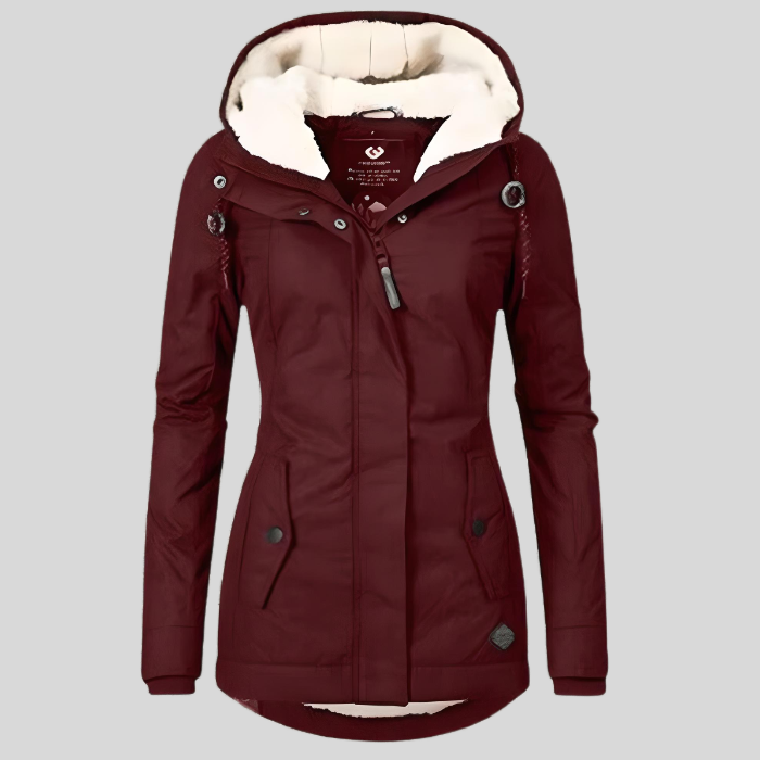 Women's Winter Jacket Long | Waterproof with Hood