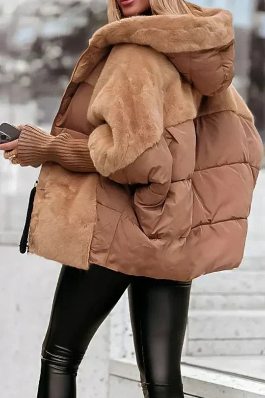 Winter Jacket for Women | Plush Look & Padded Warmth