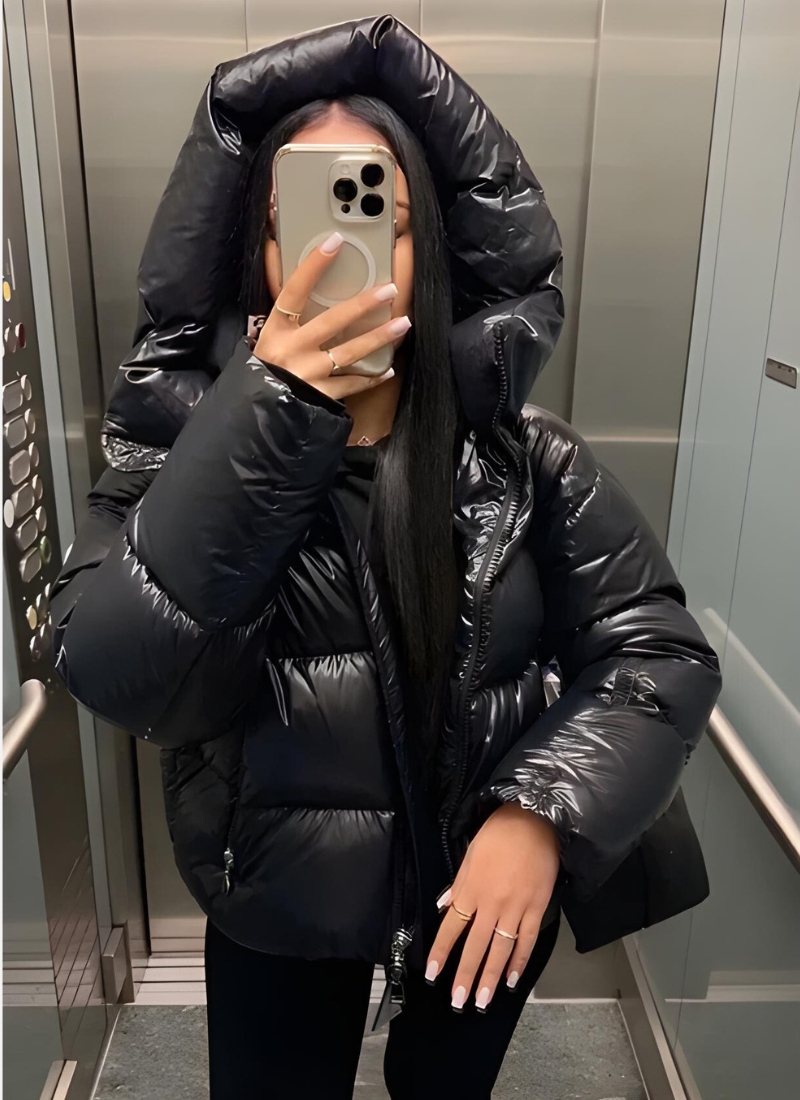 Women's Winter Jacket | Puffer Jacket | Lightweight Warmth with a Glossy Look