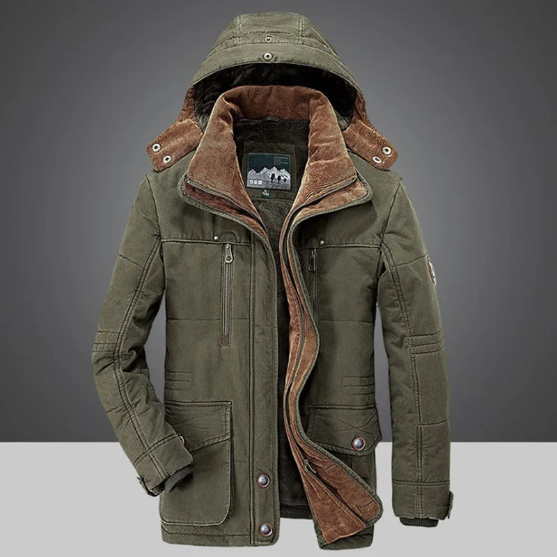 Men's Winter Jacket | Double Closure Keeps You Warmer