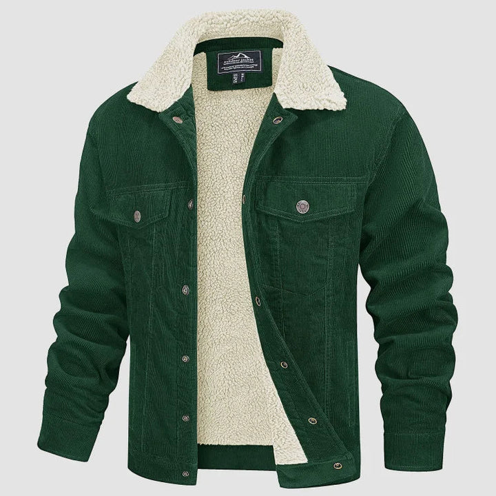 Winter Jacket for Men | Collar & Pockets for Warmth and Comfort