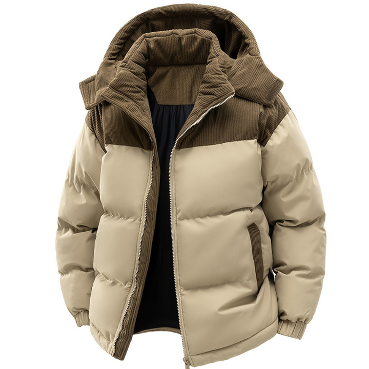 Winter Jacket for Men | Padded Jacket with Hood | Warm & Windproof