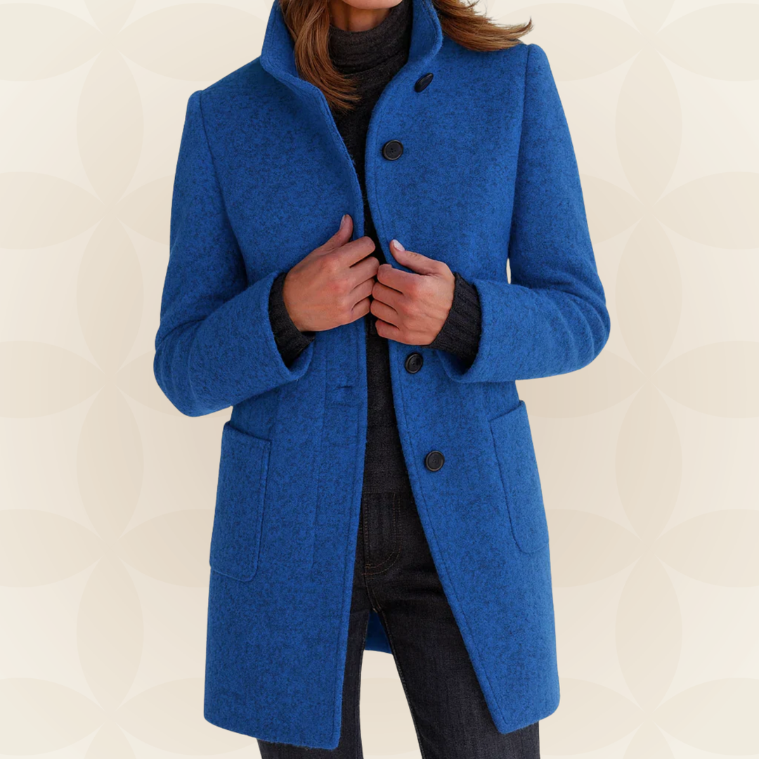 Women's Winter Coat | High Collar Against Wind