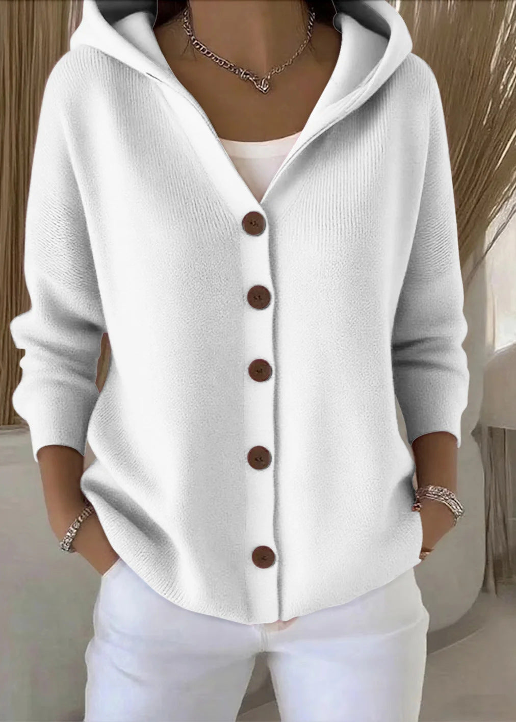 Women's Elegant Open Front Cardigan for Versatile Style