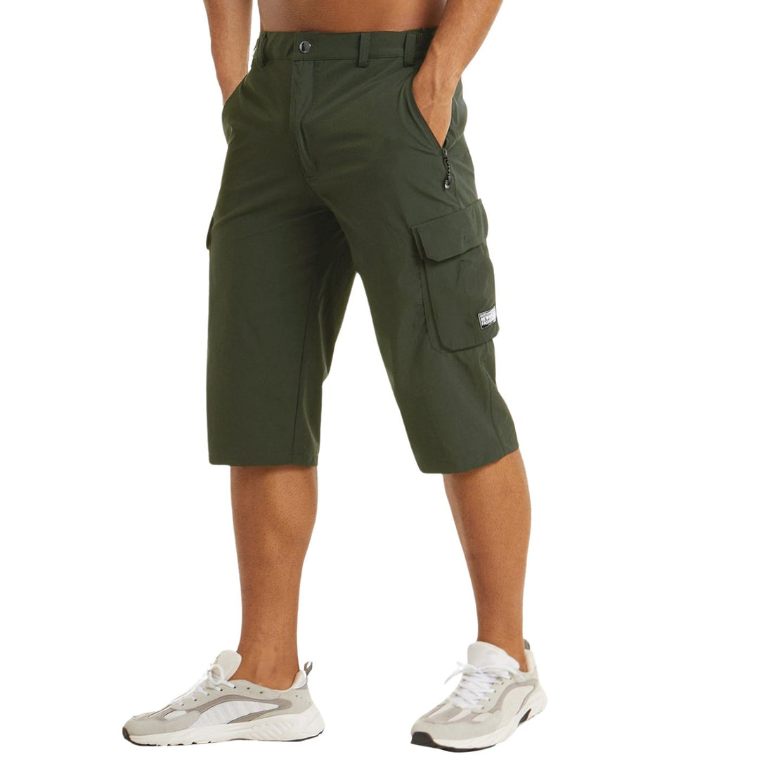 Cesare Summer Shorts with Multiple Pockets, view 9 - Elena Harper