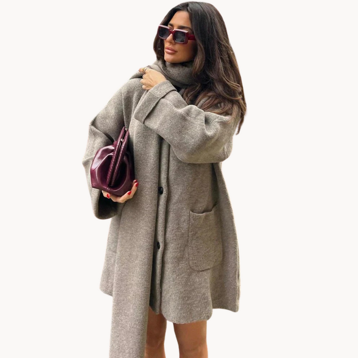 Wool Jacket for Women | Shawl Collar & Soft Draping