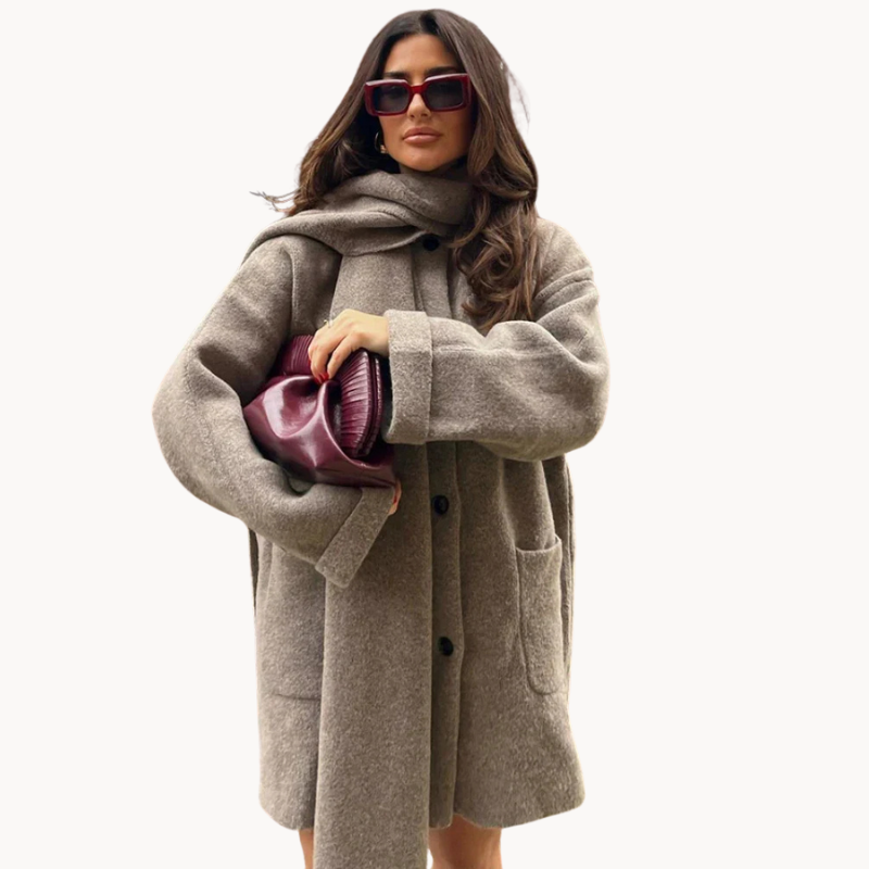 Wool Jacket for Women | Shawl Collar & Soft Draping