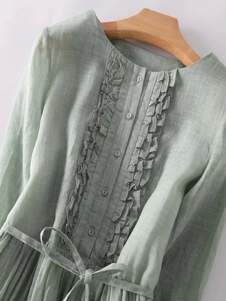 Milou - Stylish Linen Dress