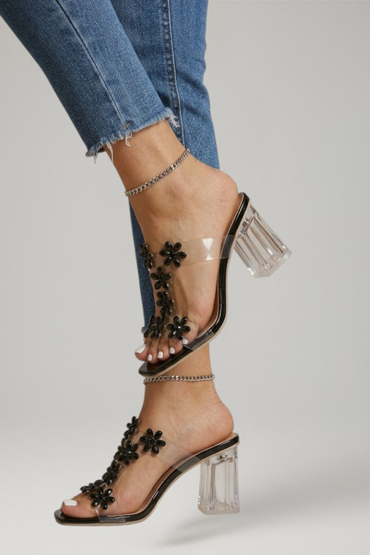 Women's Block Heel Sandals with Cushioned Insole