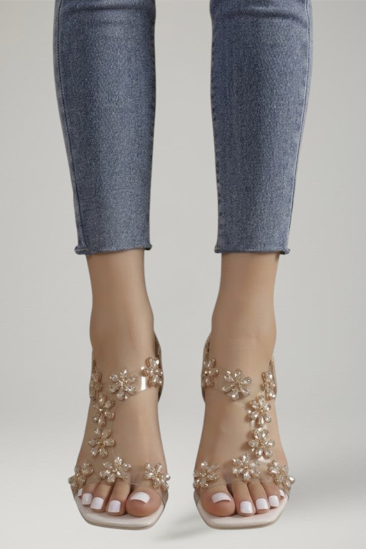 Women's Block Heel Sandals with Cushioned Insole
