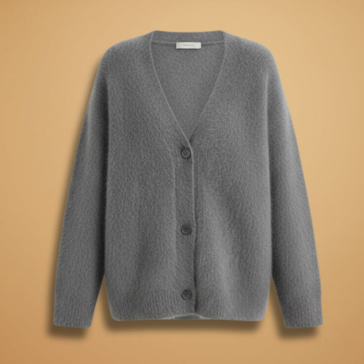 Women’s Cardigan with Button Closure and  V-Neck
