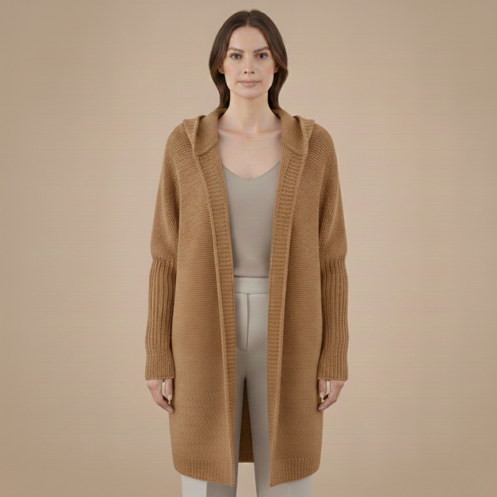 Women’s Knitted Cardigan with Hood