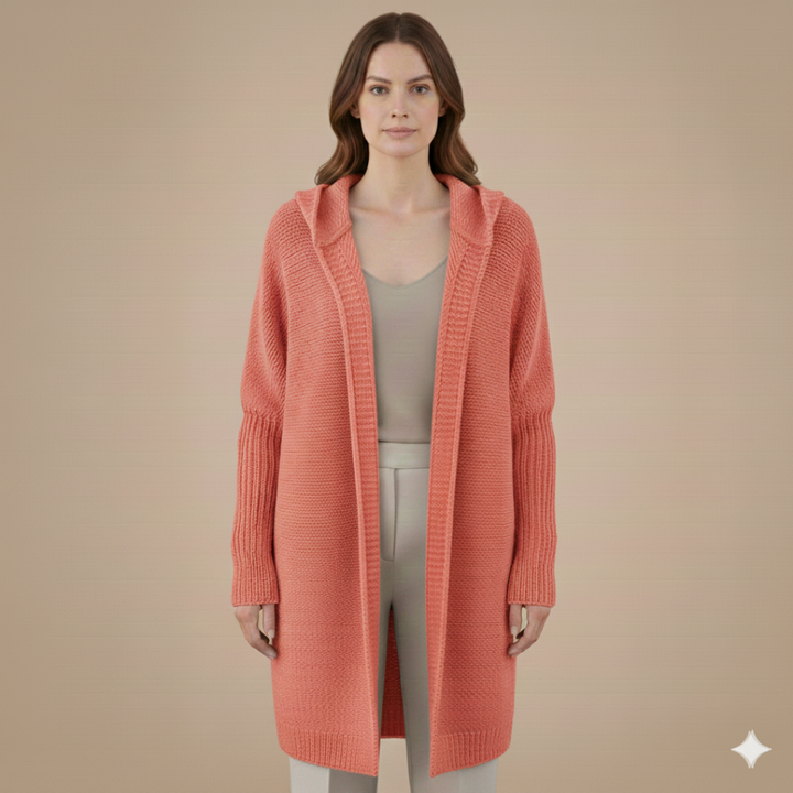 Women’s Knitted Cardigan with Hood