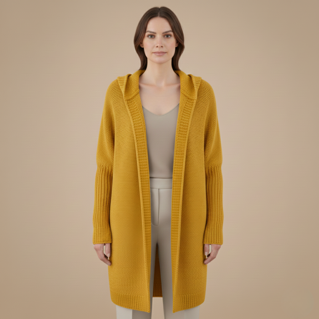 Women’s Knitted Cardigan with Hood