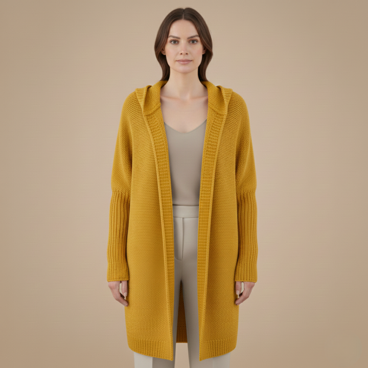 Women’s Knitted Cardigan with Hood