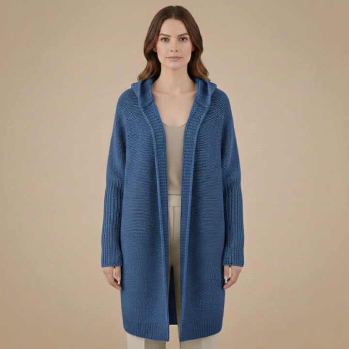 Women’s Knitted Cardigan with Hood