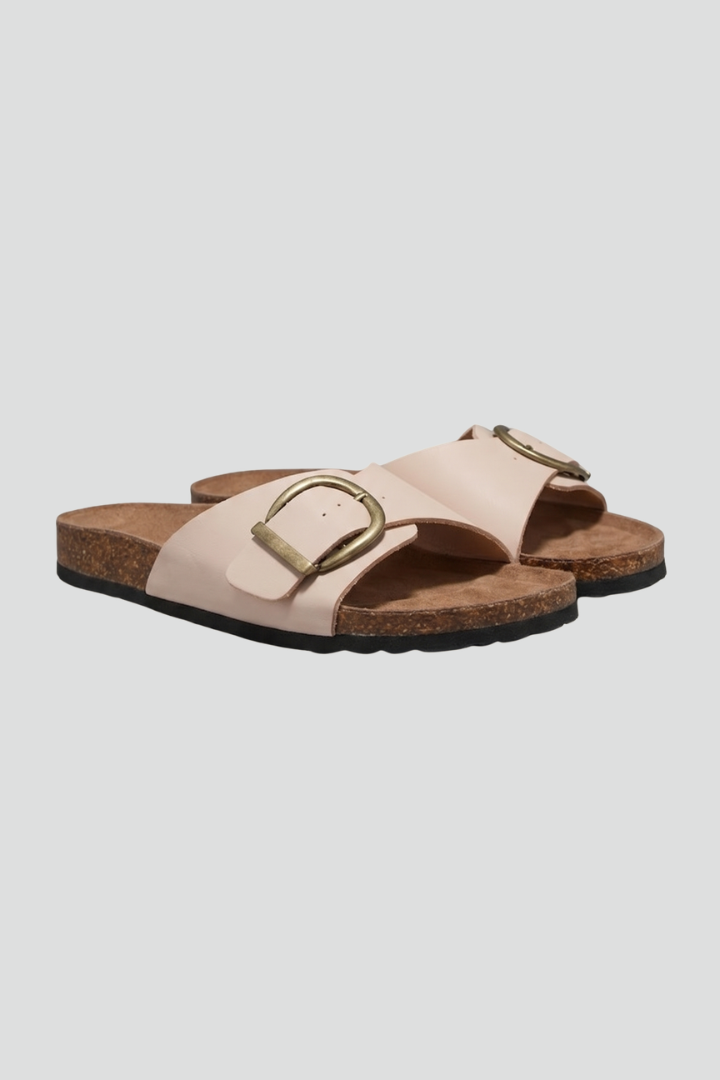 Women's Orthopaedic Adjustable Slide Sandals with Contoured Footbed for Summer