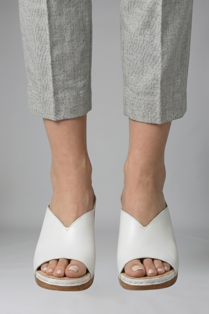 Women's Orthopaedic Sandals with Thick Heels for Summer