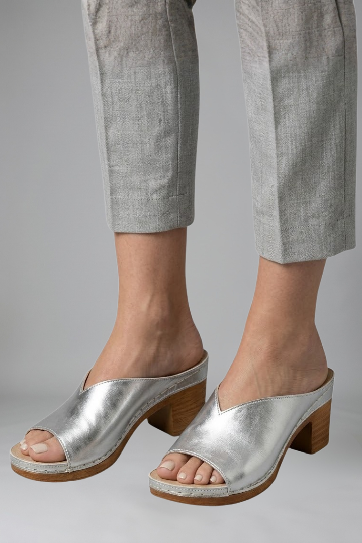 Women's Orthopaedic Sandals with Thick Heels for Summer